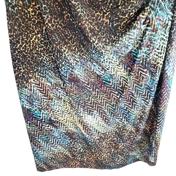 Cato Women's Dress 12 Multicolored Print Misses Size Large L Party Work Church - Picture 4 of 8